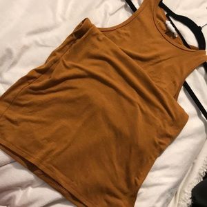 mustard yellow fitted dress